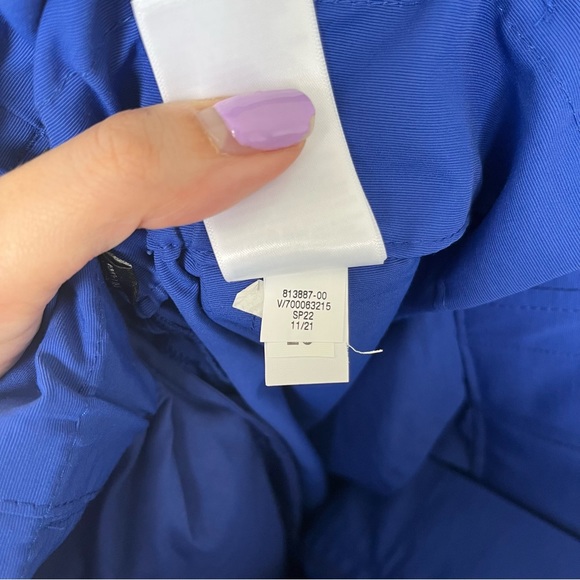 Banana Republic Wide-Leg Paperbag Pant in Voltage Blue Size 6 - Picture 12 of 14